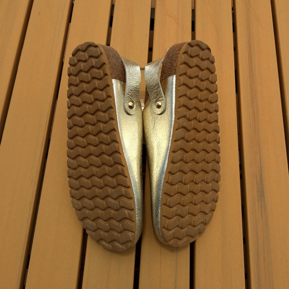 Seychelles Buckle Up Metallic Gold Mule Clogs Size 6 - Picture 6 of 7